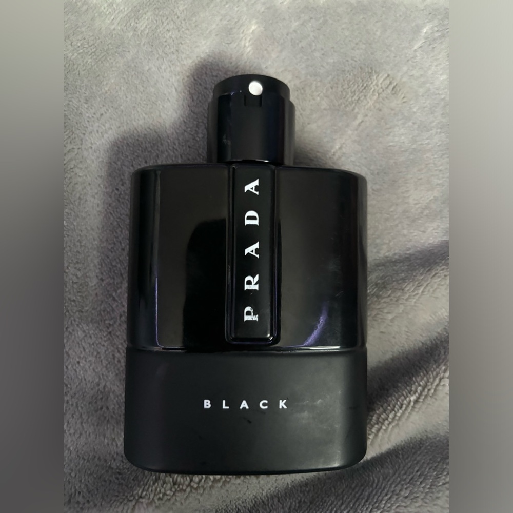 Black Prada Box cologne about 30% left